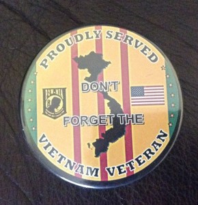 Vietnam Vet button